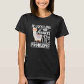 Womens Alpaca Probllama Llama   T-shirt (Voorkant)