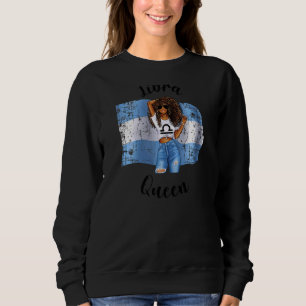 Womens Argentina Libra Queen Afro Hair African Arg Trui