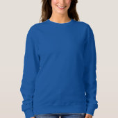 Women's Basic Deep Royal Sweatshirt Clotthing (Voorkant)
