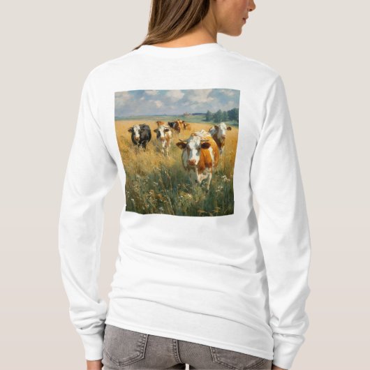 Women's Basic Long Sleeve T-Shirt (Achterkant)