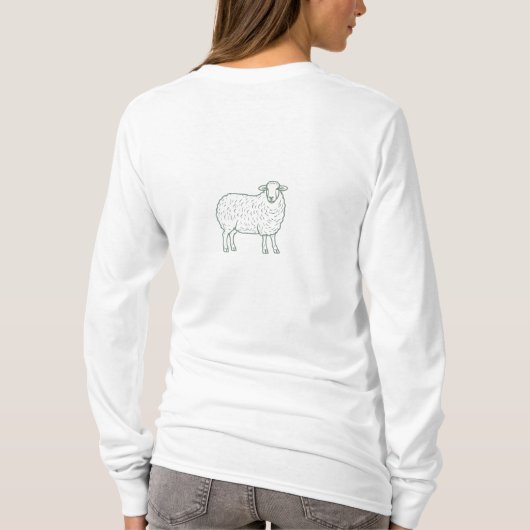 Women's Basic Long Sleeve T-Shirt (Achterkant)