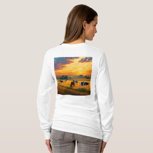 Women's Basic Long Sleeve T-Shirt (Achterkant volledig)