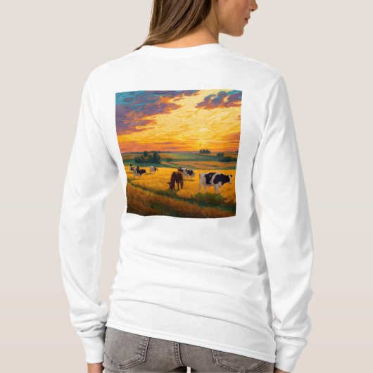 Women's Basic Long Sleeve T-Shirt (Achterkant)