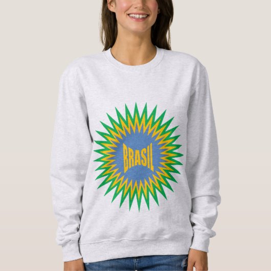 Women's Basic Sweatshirt ash SUN  BRASIL (Devant)