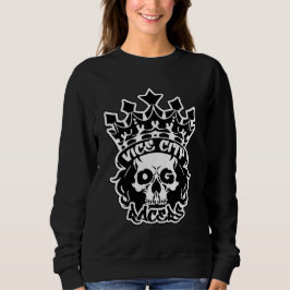 Women's Basic Sweatshirt w/ King Skull Logo