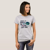 Women's Basic T-Shirt with Eye Design (Devant entier)