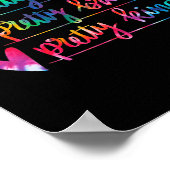 Womens Be Pretty Strong Brave Kind Insrational Tie Poster (Hoek)