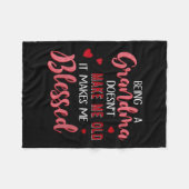 Womens Being A Grandma Doesn't Make Me Old It Make Fleece Deken (Voorkant (Horizontaal))