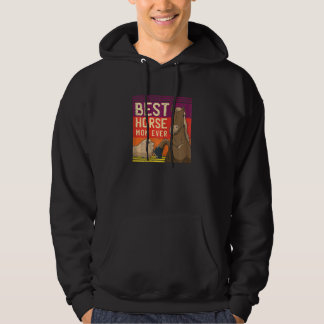 Womens Best Horse Mom Ever Horse Lover Equestrian  Hoodie