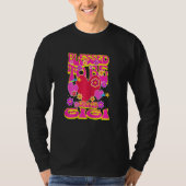 Womens Blessed To Be Called Gigi Heart Groovy Flow T-shirt (Voorkant)