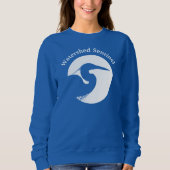 Women's blue sweatshirt  (Devant)