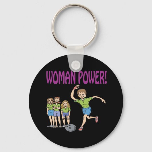 Womens Bowling Team Sleutelhanger (Voorkant)