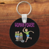 Womens Bowling Team Sleutelhanger (Voorkant)