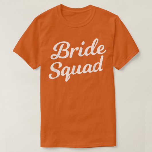 Women's Bride Squad Bachelorette, Bridal Shower T T-shirt (Design voorkant)