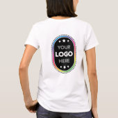 Women's Business Logo T-Shirt - Large Back Print (Dos)