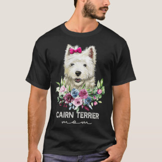 Womens Cairn Terrier Gifts Dog Mam Premium T-shirt