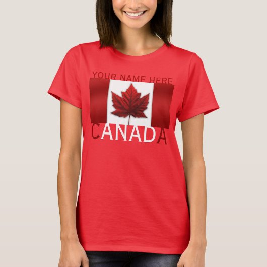 Women's Canada Tanktop Personalized Canada Shirt (Voorkant)