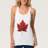 Women's Canada Tanktop Personalized Canada Shirt (Voorkant)