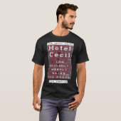 Womens Cecil Hotel Los Angeles Hotel Cecil Sign VN T-shirt (Voorkant volledig)