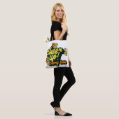 WOMEN'S CHEER UP WORRY LESS TOTE BAG (Sur le modèle)