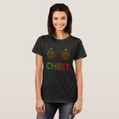 Womens Chest Nuts Chestnuts Christmas Matching Cou T-shirt (Voorkant volledig)