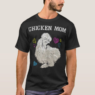 Womens Chicken Mama Crazy Chicken Mouse Chicken Lo T-shirt