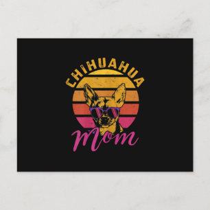 Womens Chihuahua mama Funny Chihuahua Owner Dog Lu Briefkaart