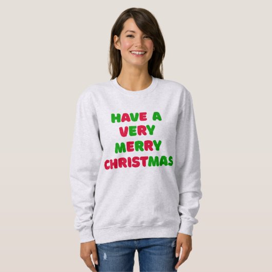 Women's Christmas Sweatshirt (Devant entier)