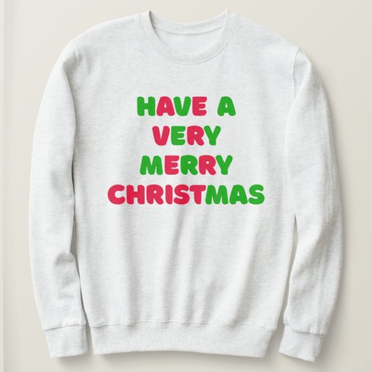 Women's Christmas Sweatshirt (Design voorkant)