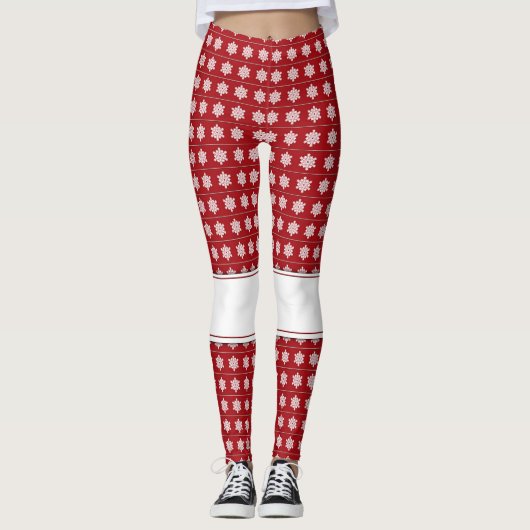 WOMENS CHRISTMAS TIGHTS LEGGINGS (Voorkant)