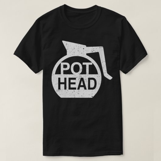 Womens Coffee Pot Head VNeck T-shirt (Design voorkant)
