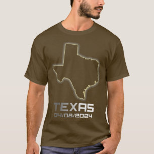 Womens Cool exas America Astronomie otal Solar Ecl T-shirt