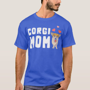 Womens Corgi Mama Funny Corgi Dog Eigenaar T-shirt