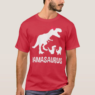 Womens Cute Dino Lover Children Wonderful Mam Holi T-shirt