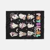 Womens Cute Ghost Physical Therapy Pt Physical The Fleece Deken (Voorkant (Horizontaal))