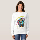 WOMEN'S DABBING FUTURE LESSONS LEARN SWEATSHIRT  (Devant entier)