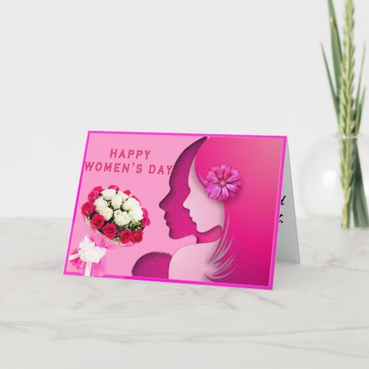 women's day card feestdagen kaart (Voorkant)