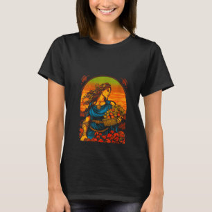 Womens Demeter Griekse Mythologie Godin Harvester  T-shirt