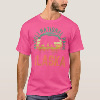Womens Denali Nationaal Park Alaska Beer Wandelnat T-shirt