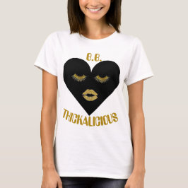 Womens Dickalicious BL Heart White T-shirt