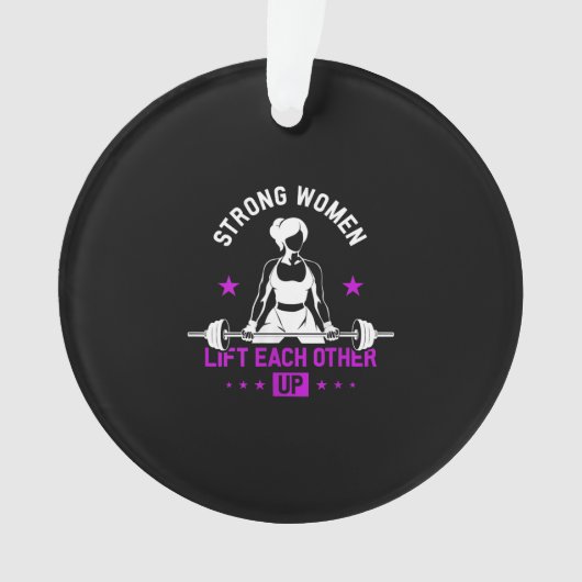 Womens die zich bezighouden met de bouw van een gy ornament (voorkant)