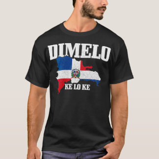 Womens Dimelo Ke Lo Ke Dominicaanse Republiek Kaar T-shirt