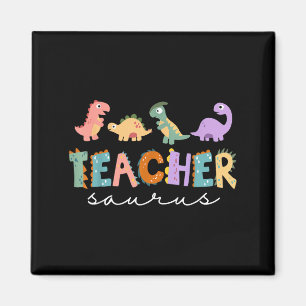 Womens Dinosaur leraar leraar leraar wissaurus rex Magneet