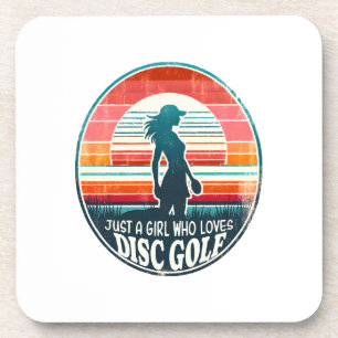 Womens Disc Golf - Frisbee Golf Vrouw Bier Onderzetter