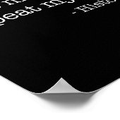 Womens Don't Make Me Repeat Myself History Funny Q Poster (Hoek)