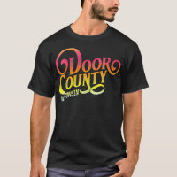 Womens door County Wisconsin-toerist design volwas