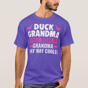 Womens Duck oma, als gewone oma-eenden T-shirt