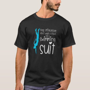 Womens echte prinses draag geen kroon maar een zwe t-shirt