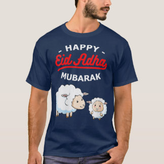 Womens Eid Al Adha Eid Mubarak Happy Dag Musli T-shirt