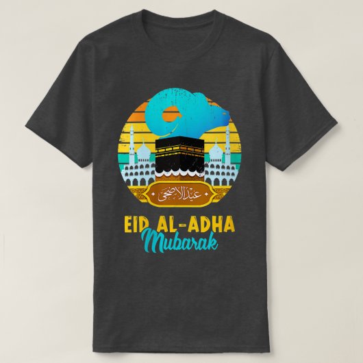 Womens Eid Al Adha Mubarak Kareem Funny Ha T-shirt (Design voorkant)